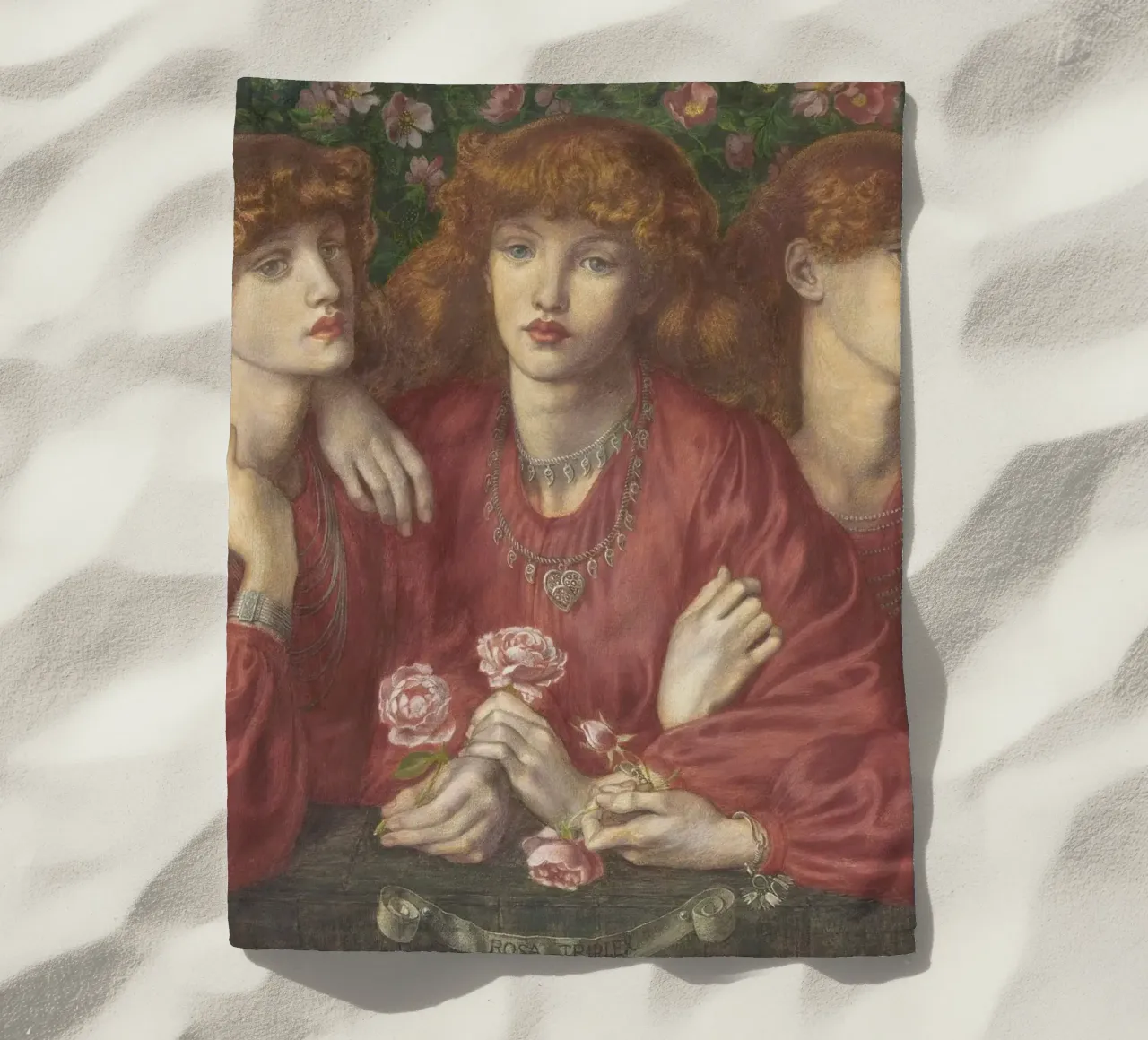 Dante Gabriel Rossetti - Rosa Triplex telo mare da Timeless Artworks