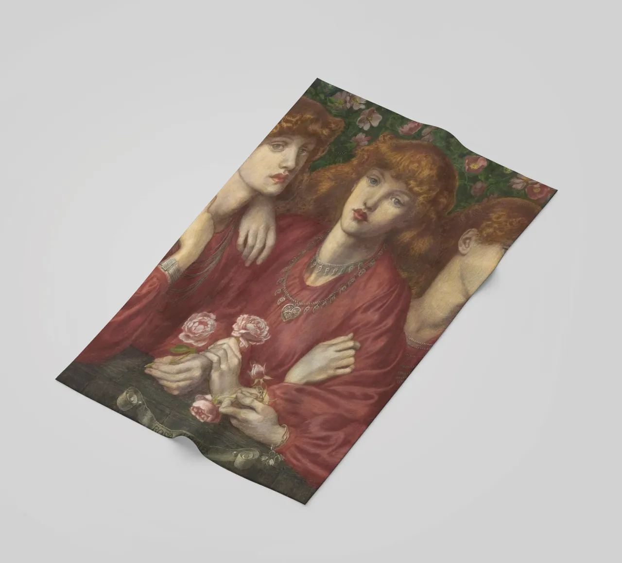 Dante Gabriel Rossetti - Rosa Triplex telo mare da Timeless Artworks