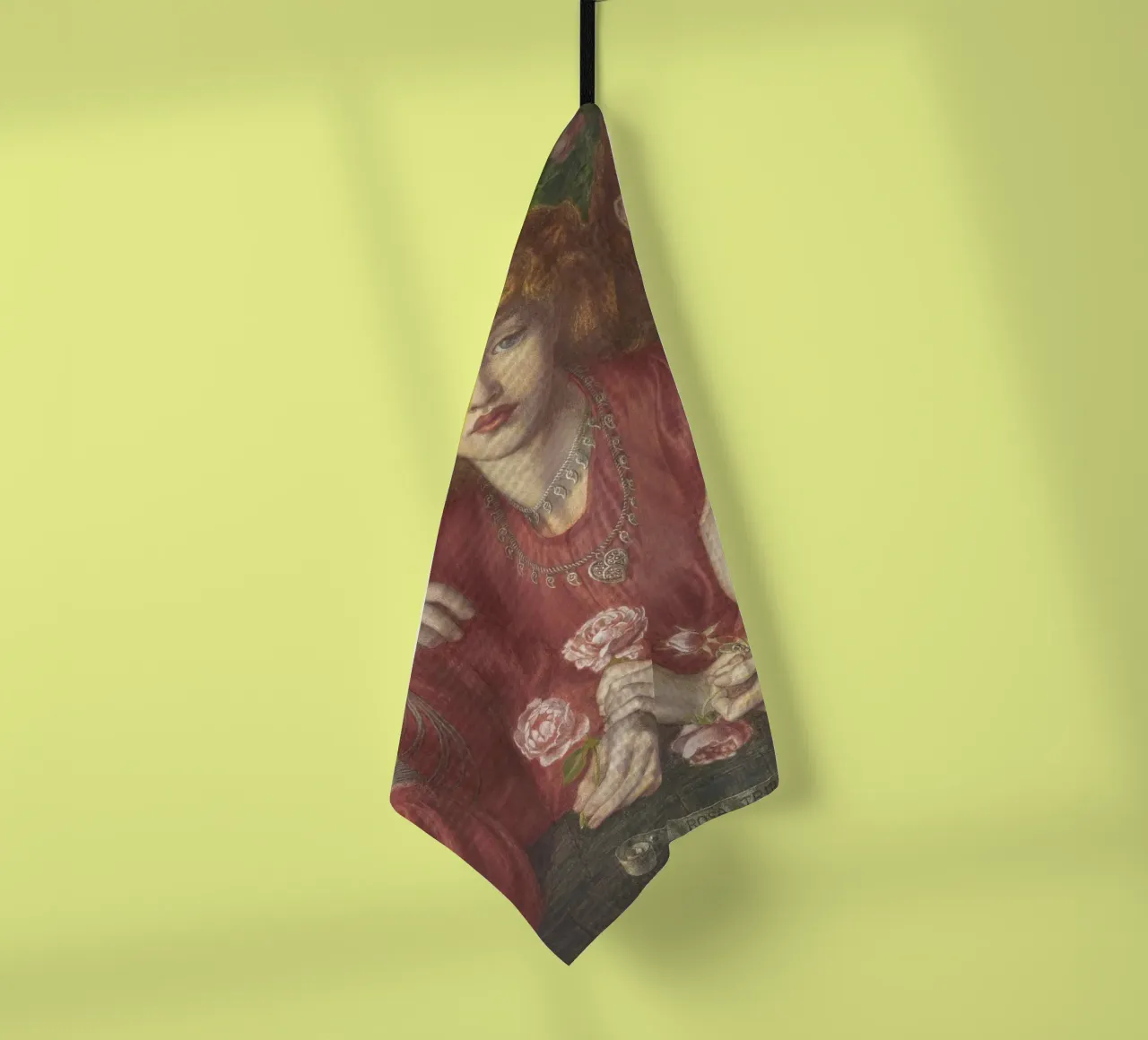 Dante Gabriel Rossetti - Rosa Triplex canovaccio da cucina da Timeless Artworks