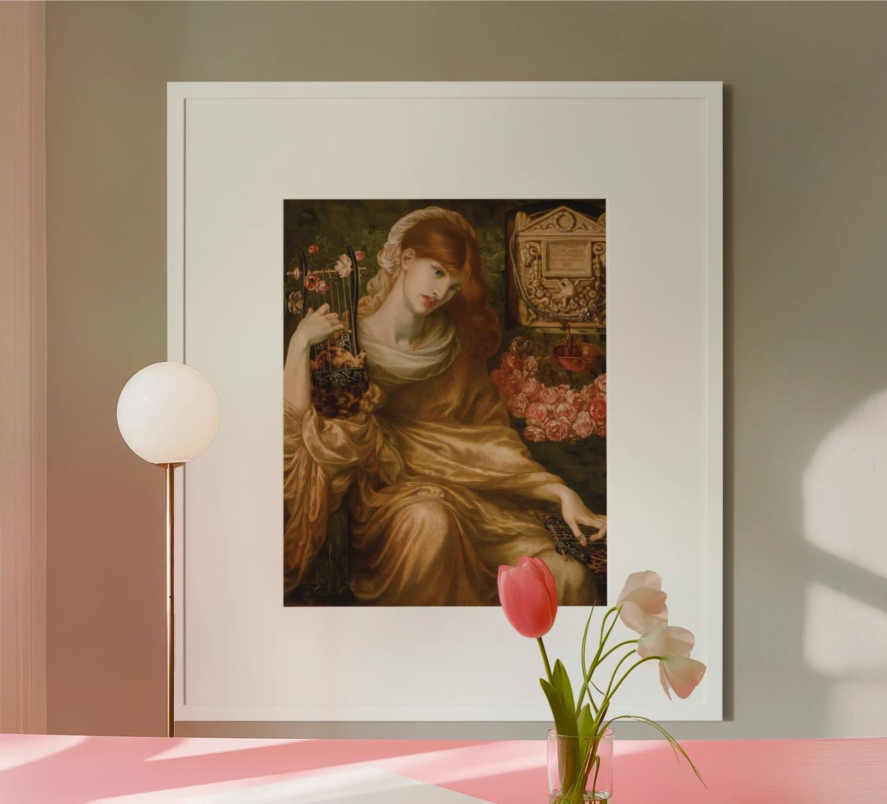 Dante Gabriel Rossetti - Roman Widow poster da Timeless Artworks
