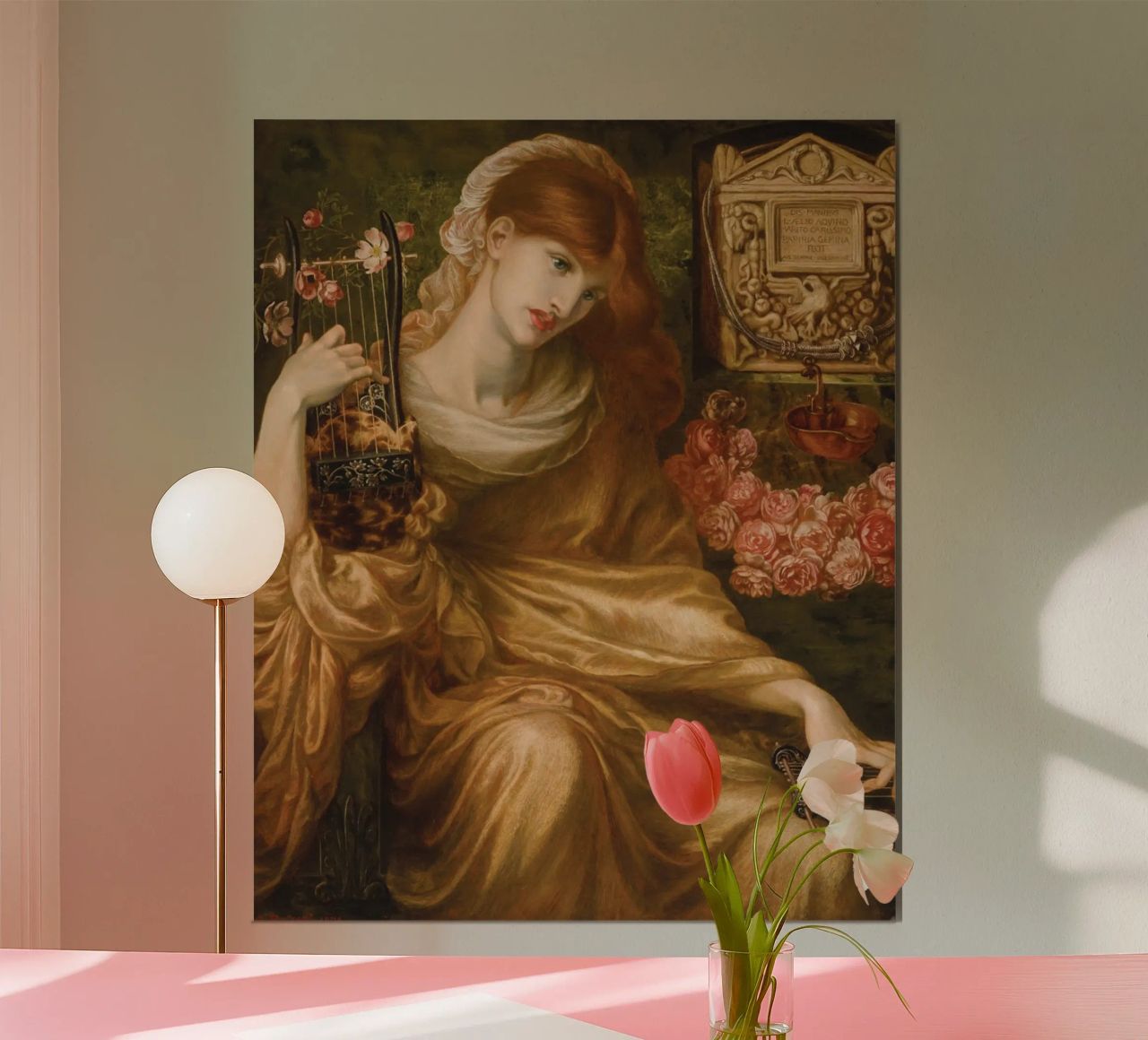 Dante Gabriel Rossetti - Roman Widow poster da Timeless Artworks