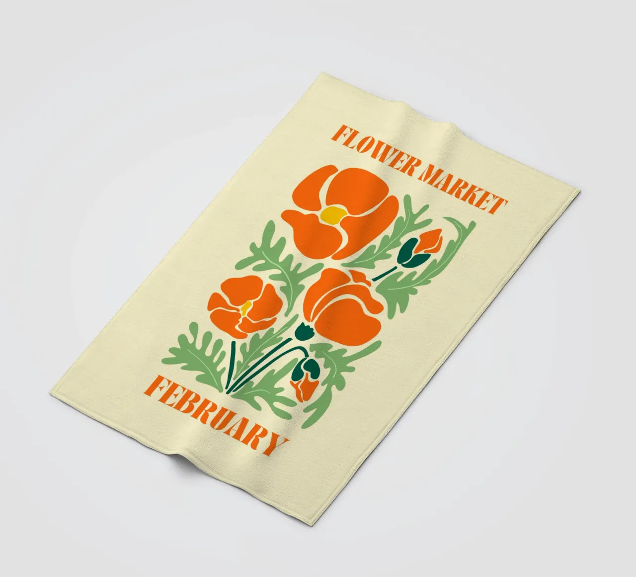 Mercato dei fiori febbraio coperta in pile da Kiroiharu