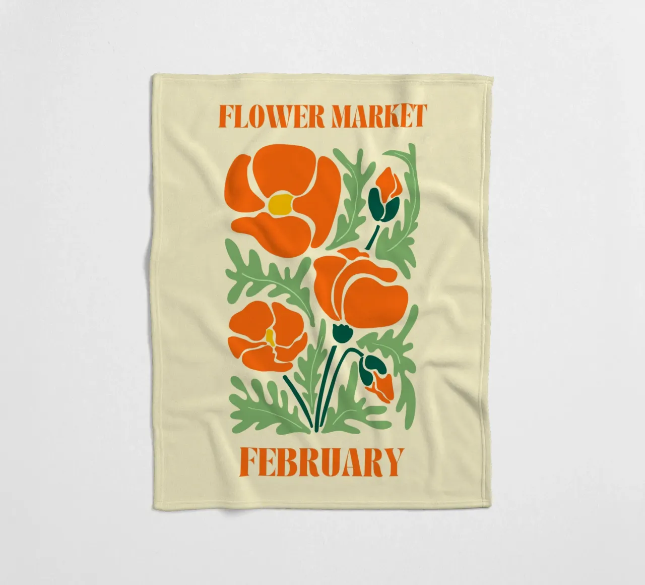 Mercato dei fiori febbraio coperta in pile da Kiroiharu
