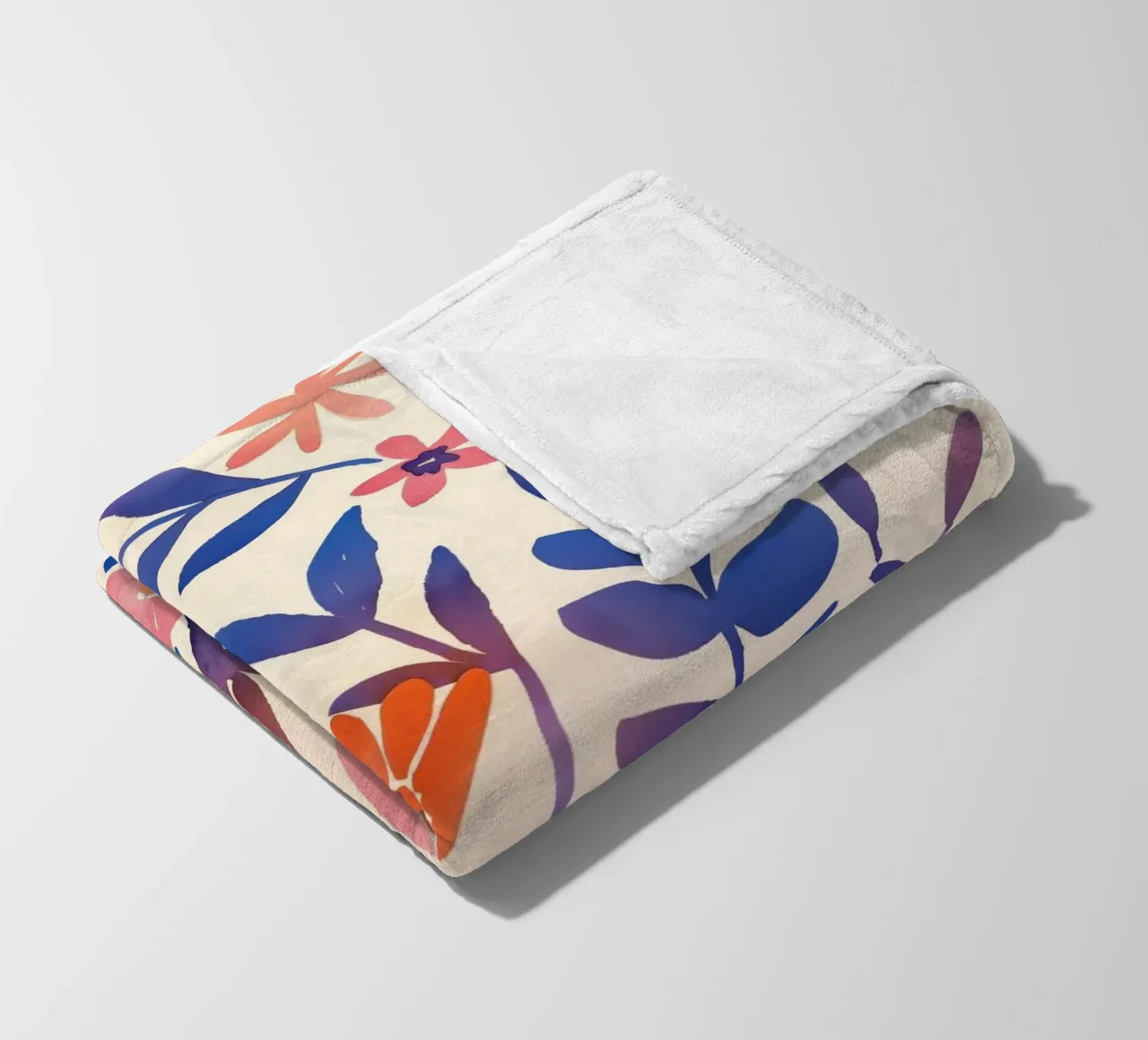 Amore Uccello Rosa Pappagallo Vintage Botanico Animale Primavera Fiore coperta in pile da Gentle Echoes Art