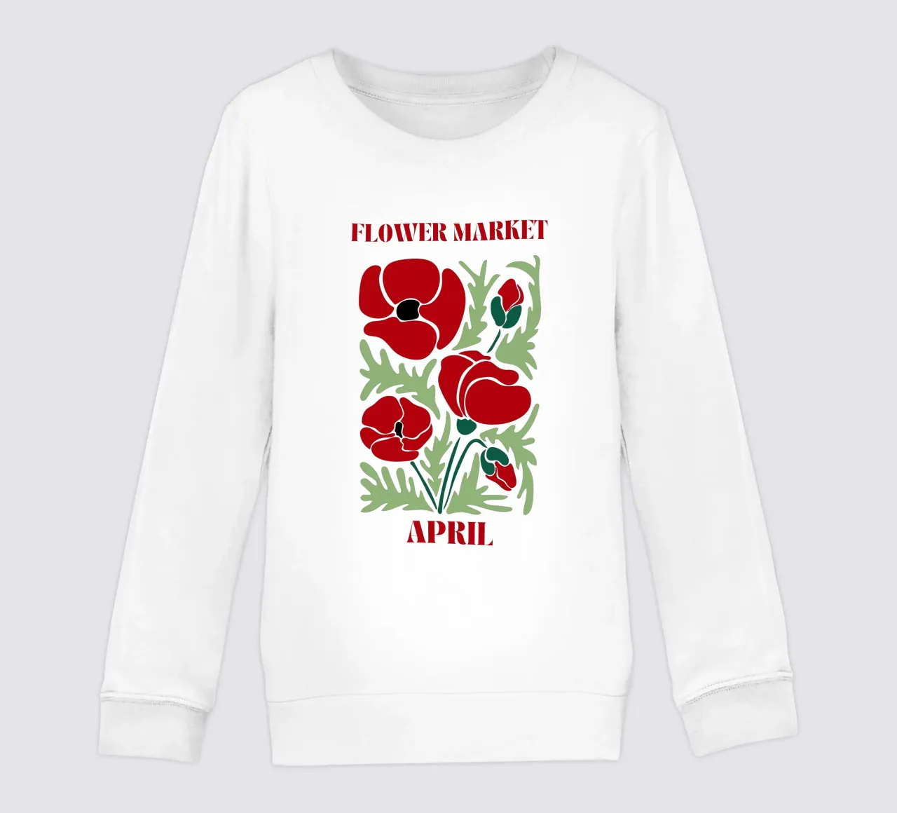 Mercato dei fiori aprile felpa bambino da Kiroiharu