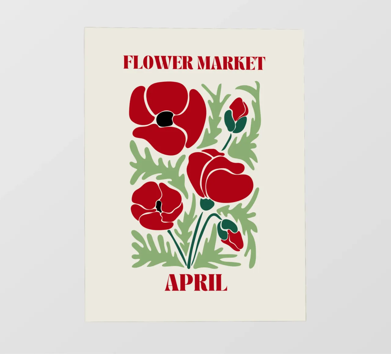 Mercato dei fiori aprile telo in pvc da Kiroiharu