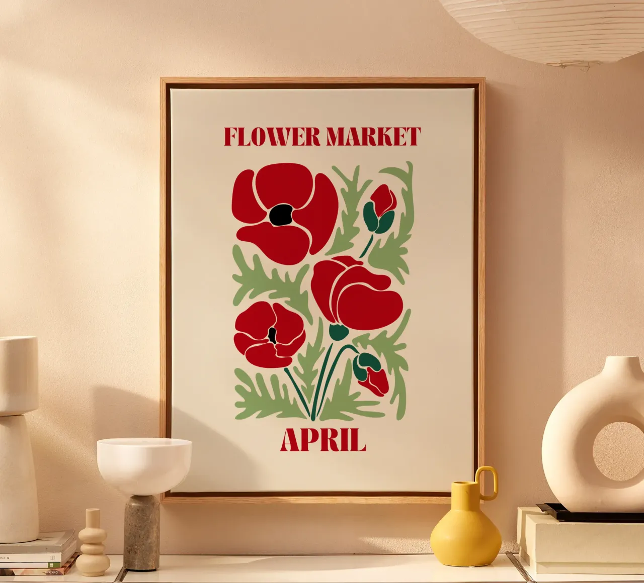 Flower Market April canvas by Kiroiharu