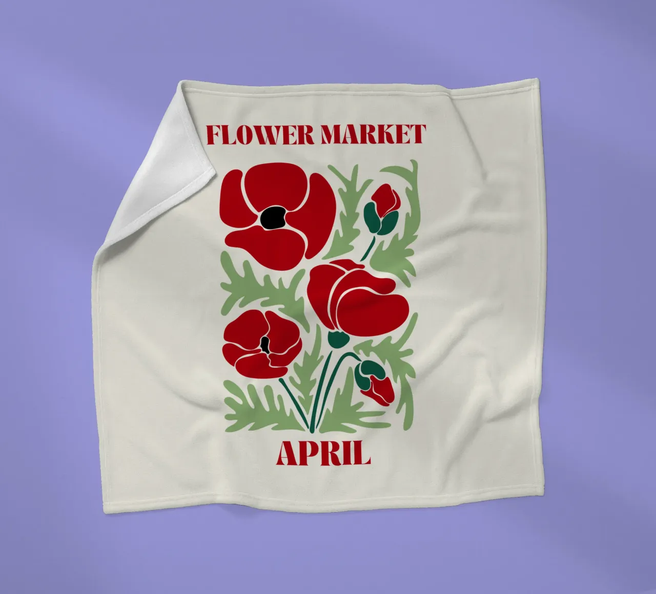 Mercato dei fiori aprile coperta in pile da Kiroiharu