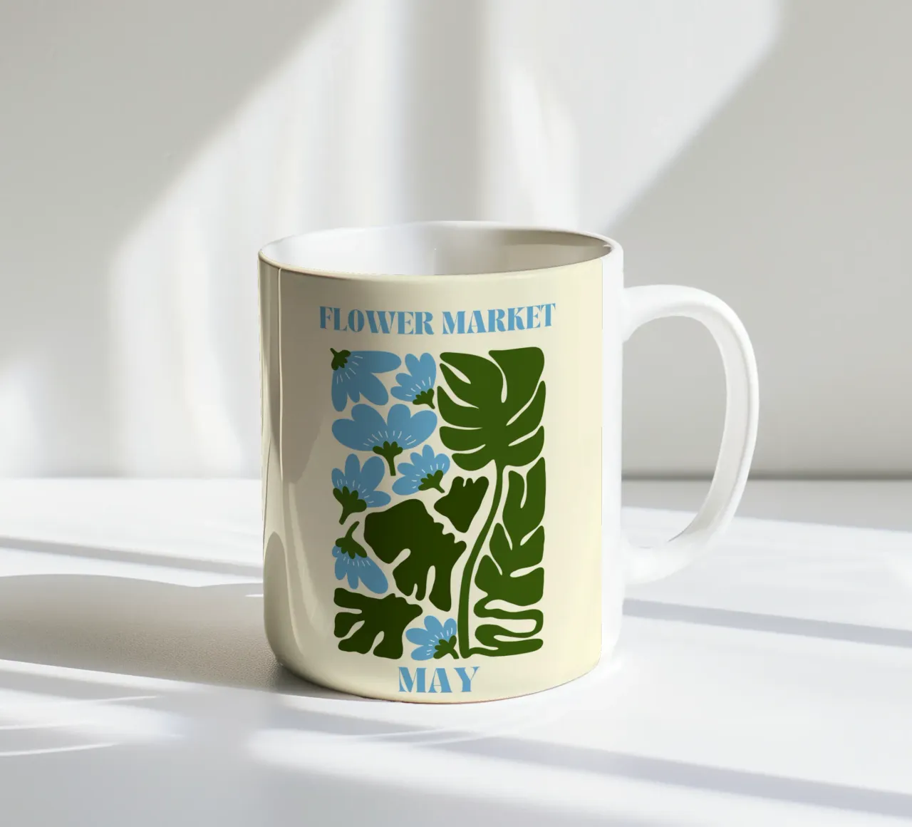 Mercato dei fiori di maggio tazza in ceramica da Kiroiharu