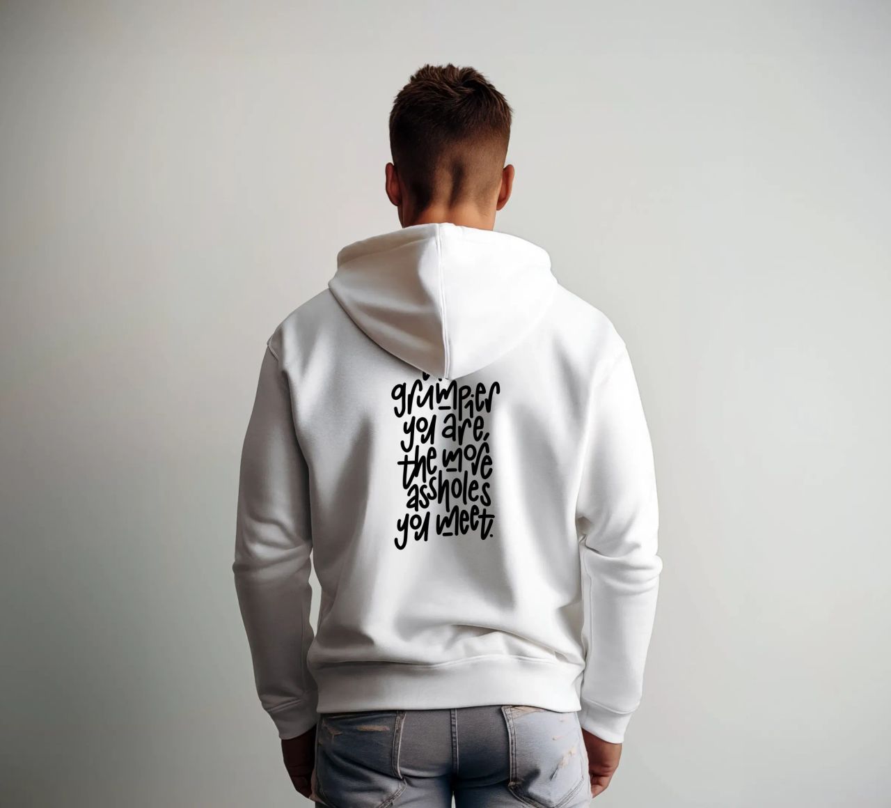 Grumpy felpa con cappuccio da LIMITED EDITION LETTERS