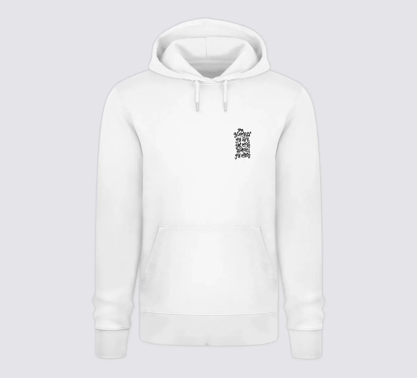 Grumpy hoodie van LIMITED EDITION LETTERS