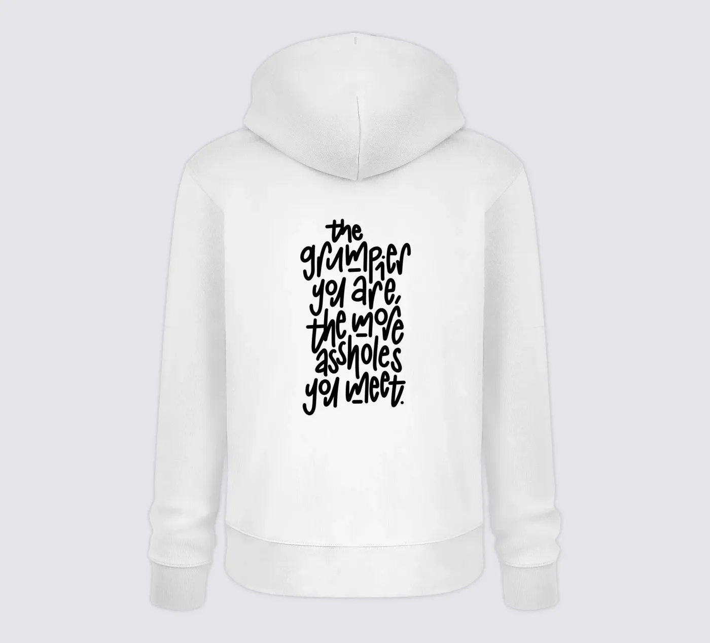 Grumpy felpa con cappuccio da LIMITED EDITION LETTERS