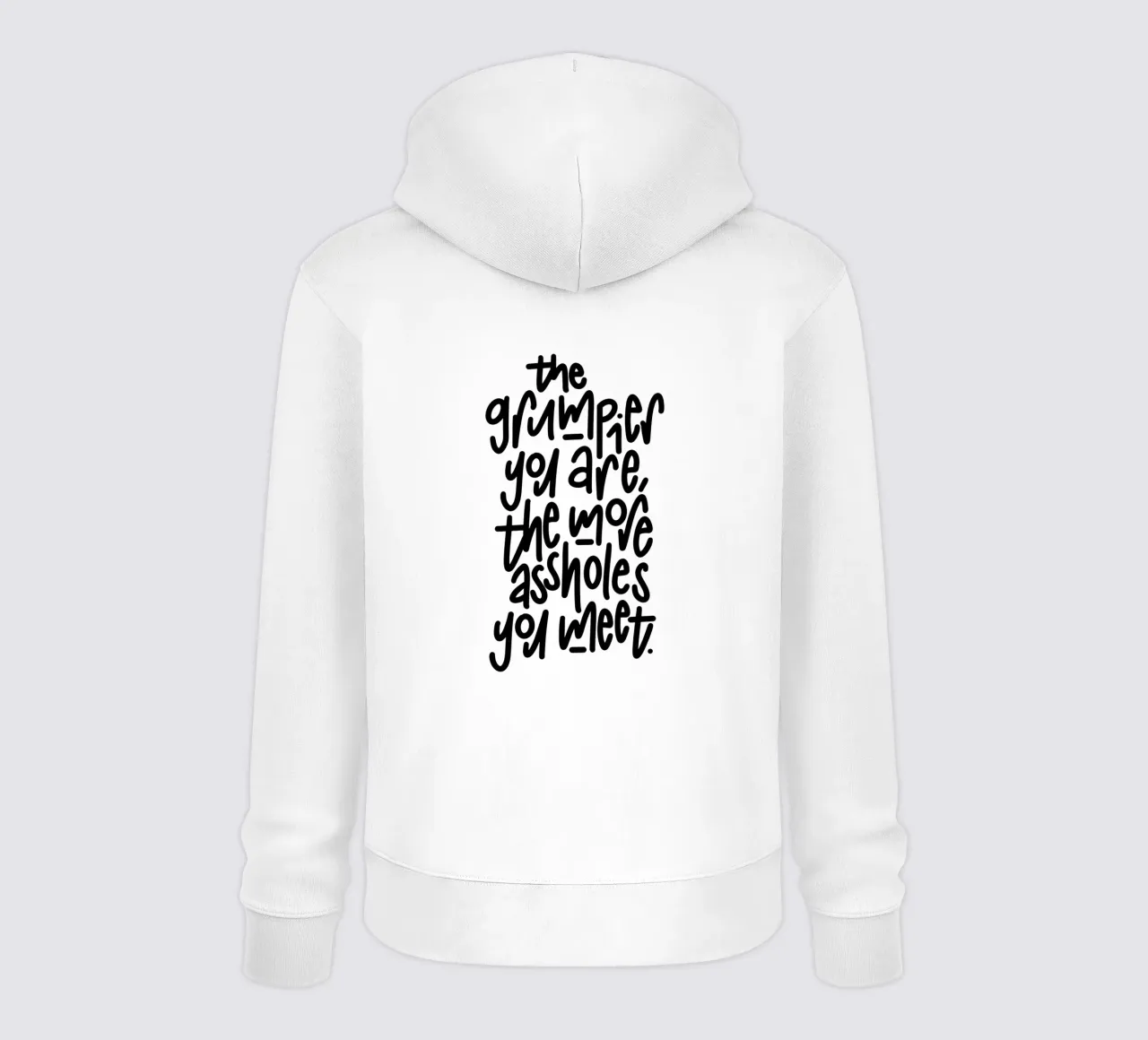 Grumpy Hoodie von LIMITED EDITION LETTERS
