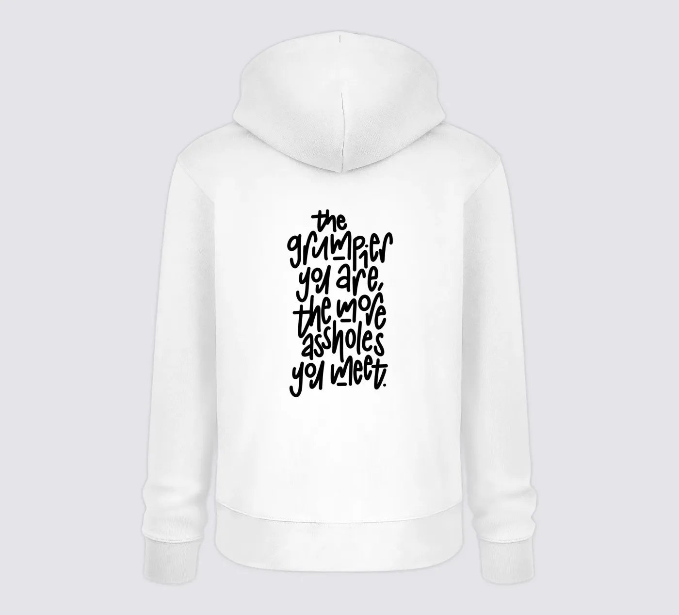 Grumpy felpa con cappuccio da LIMITED EDITION LETTERS