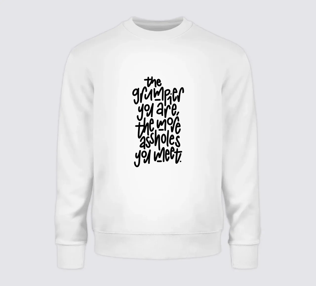 Grumpy felpa da LIMITED EDITION LETTERS