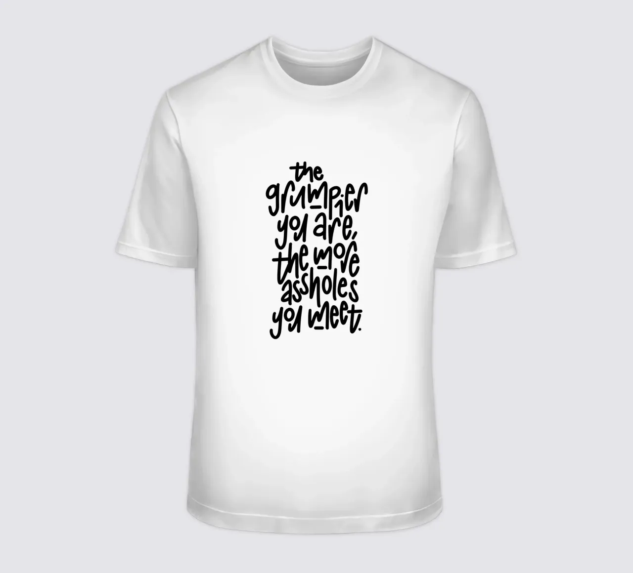 Grumpy t-shirt da LIMITED EDITION LETTERS