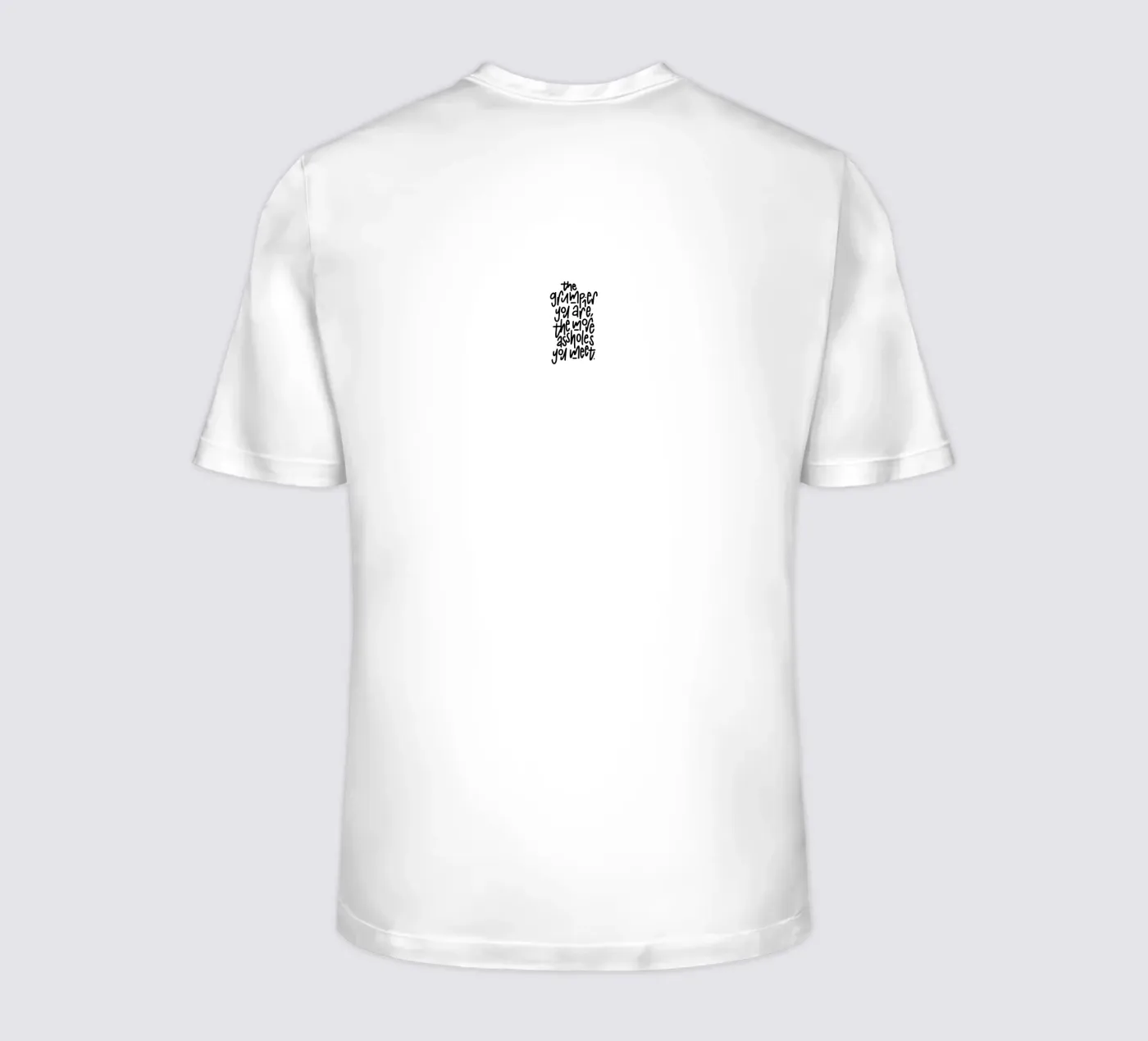 Grumpy t-shirt van LIMITED EDITION LETTERS