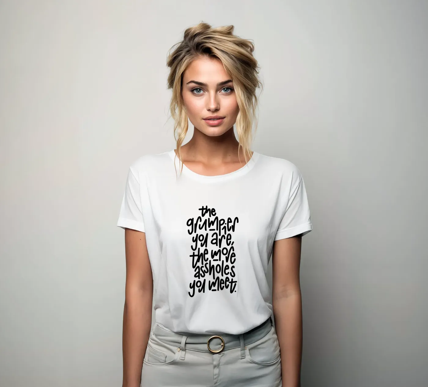 Grumpy t-shirt da donna da LIMITED EDITION LETTERS