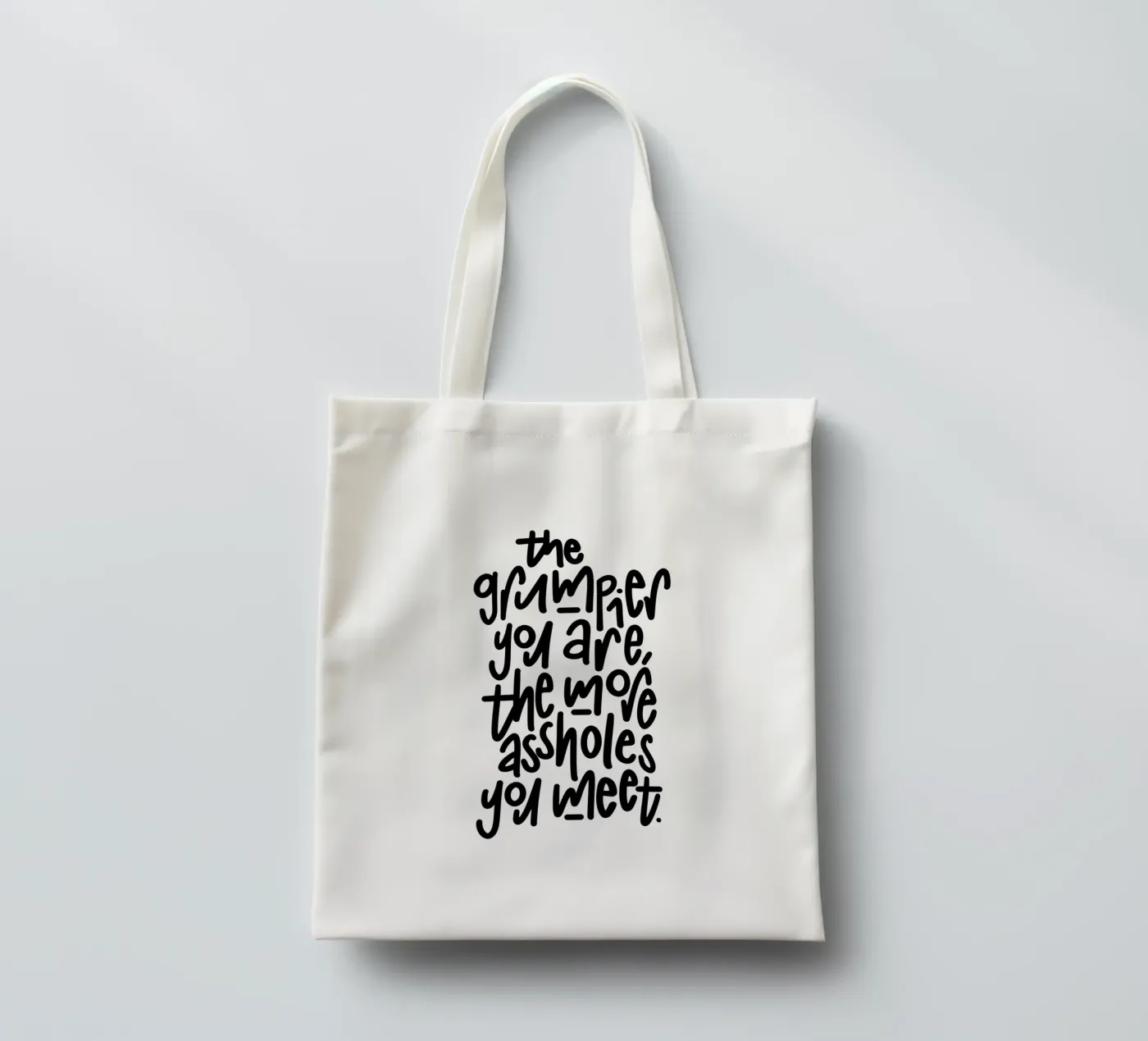 Grumpy tote bag de LIMITED EDITION LETTERS
