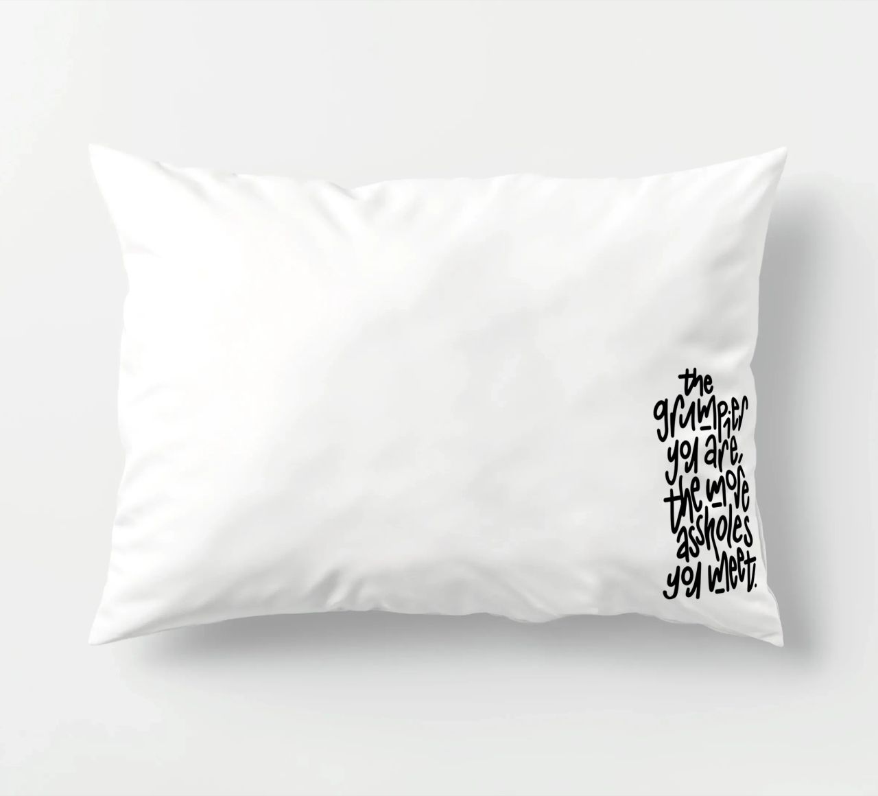Grumpy cuscino da LIMITED EDITION LETTERS