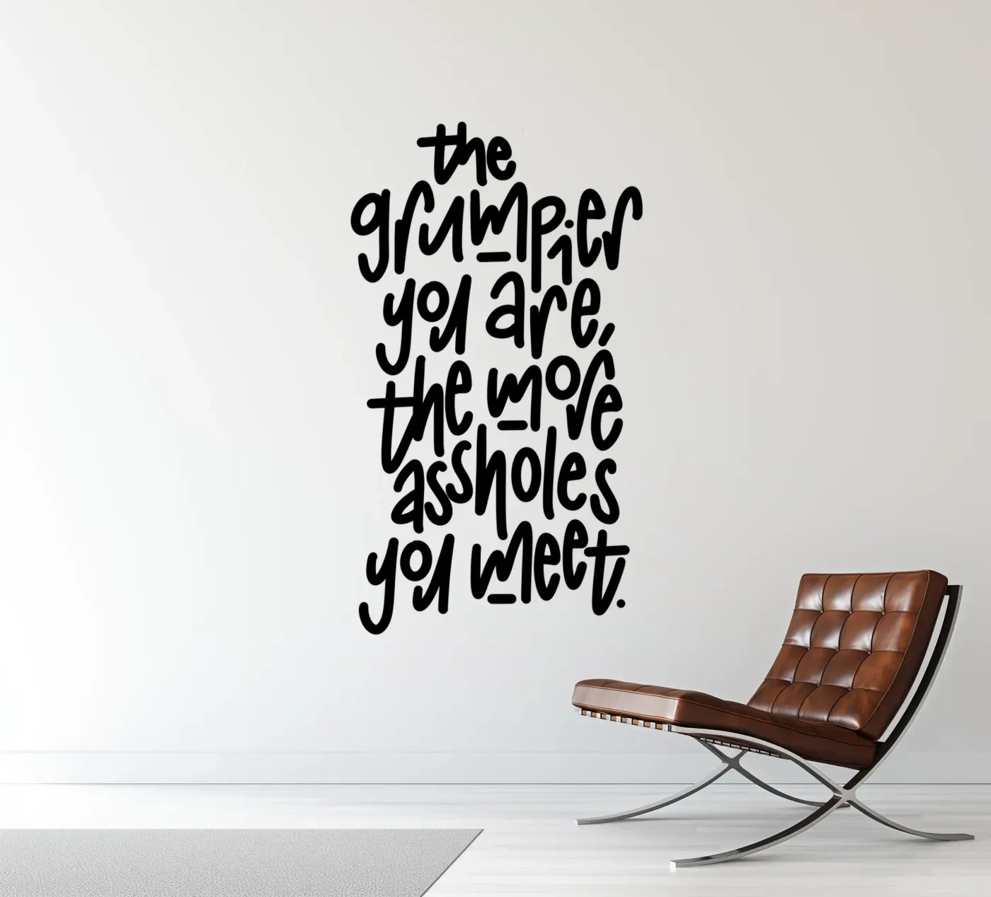 Grumpy papier peint photo de LIMITED EDITION LETTERS
