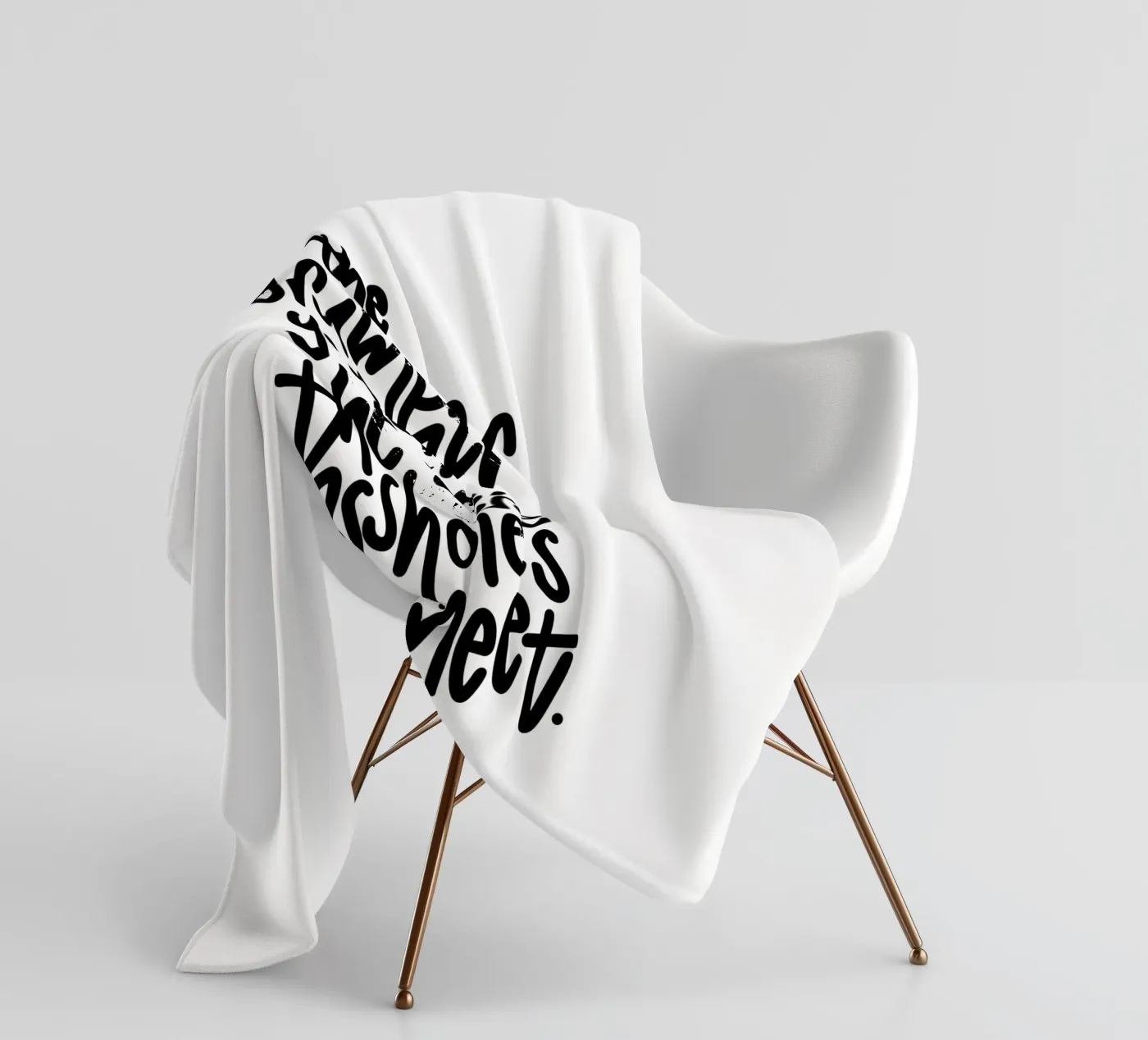 Grumpy plaid polaire de LIMITED EDITION LETTERS