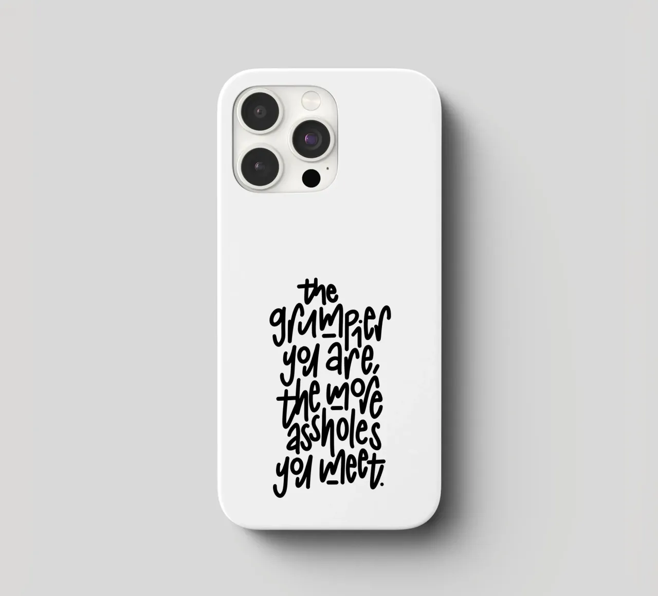Grumpy cover iphone da LIMITED EDITION LETTERS