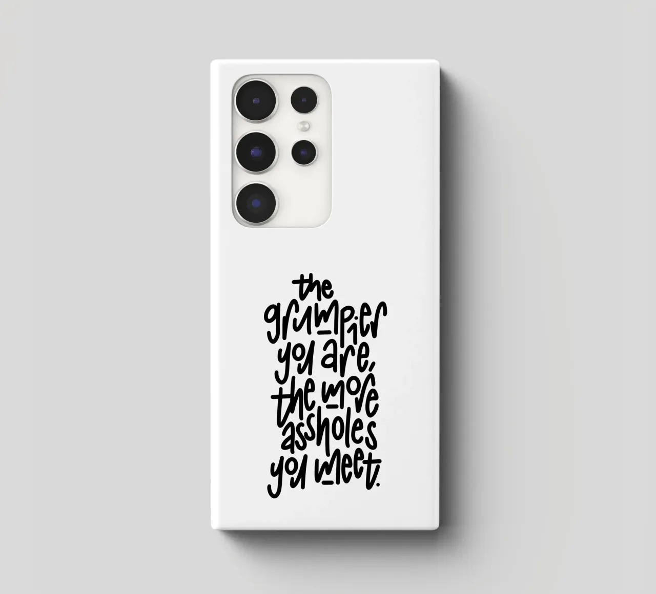 Grumpy cover samsung da LIMITED EDITION LETTERS