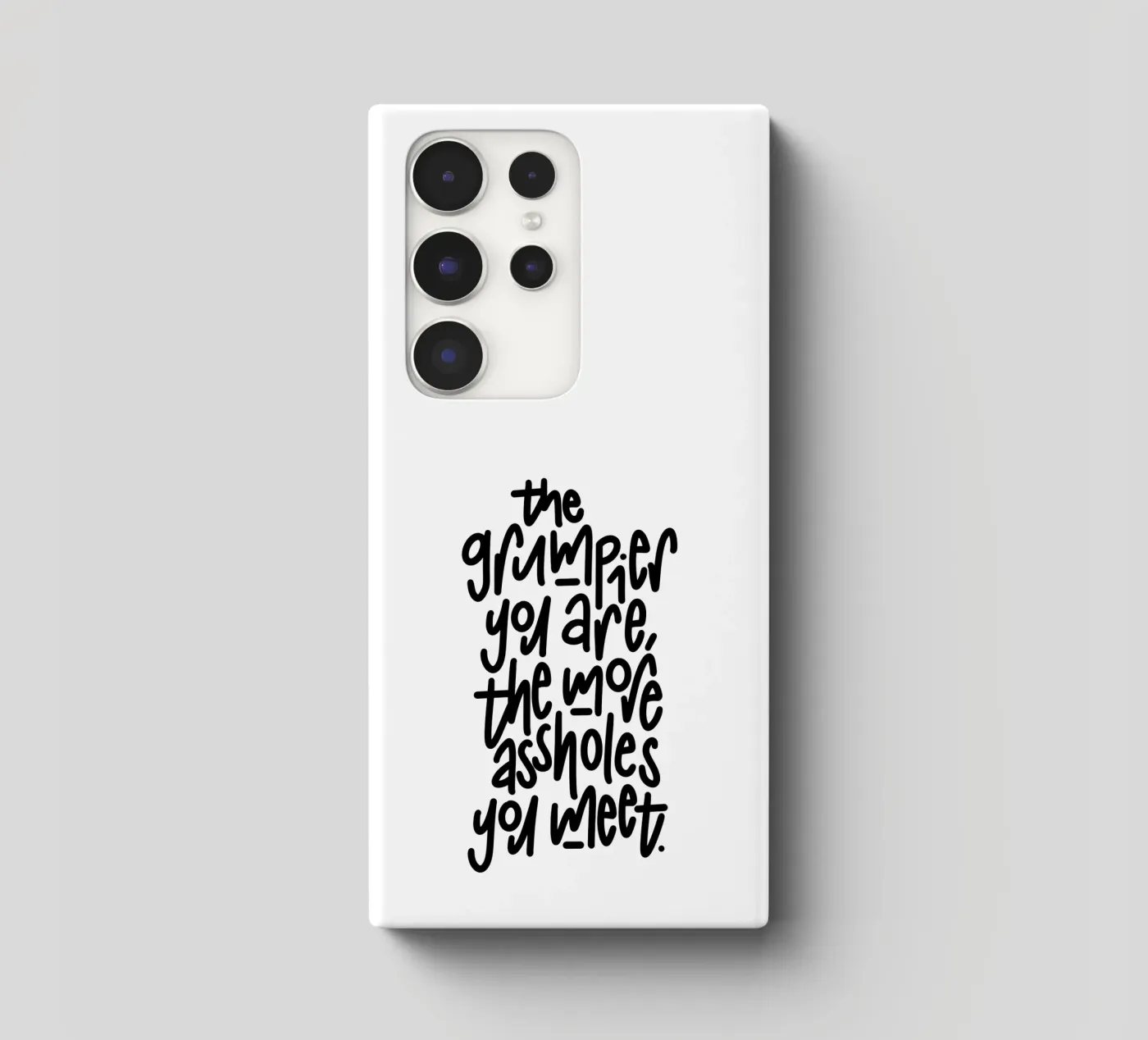 Grumpy coque samsung de LIMITED EDITION LETTERS