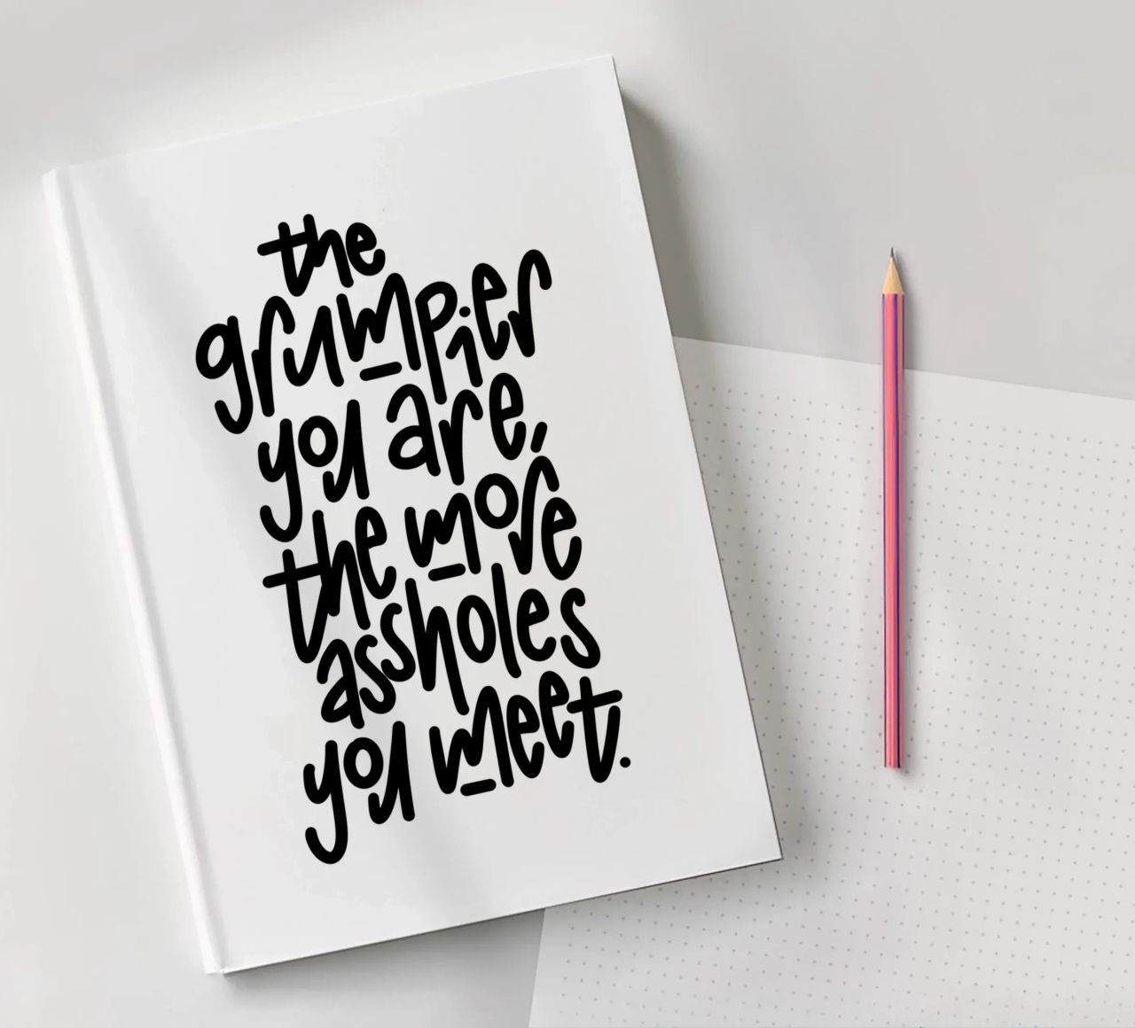 Grumpy diario da LIMITED EDITION LETTERS