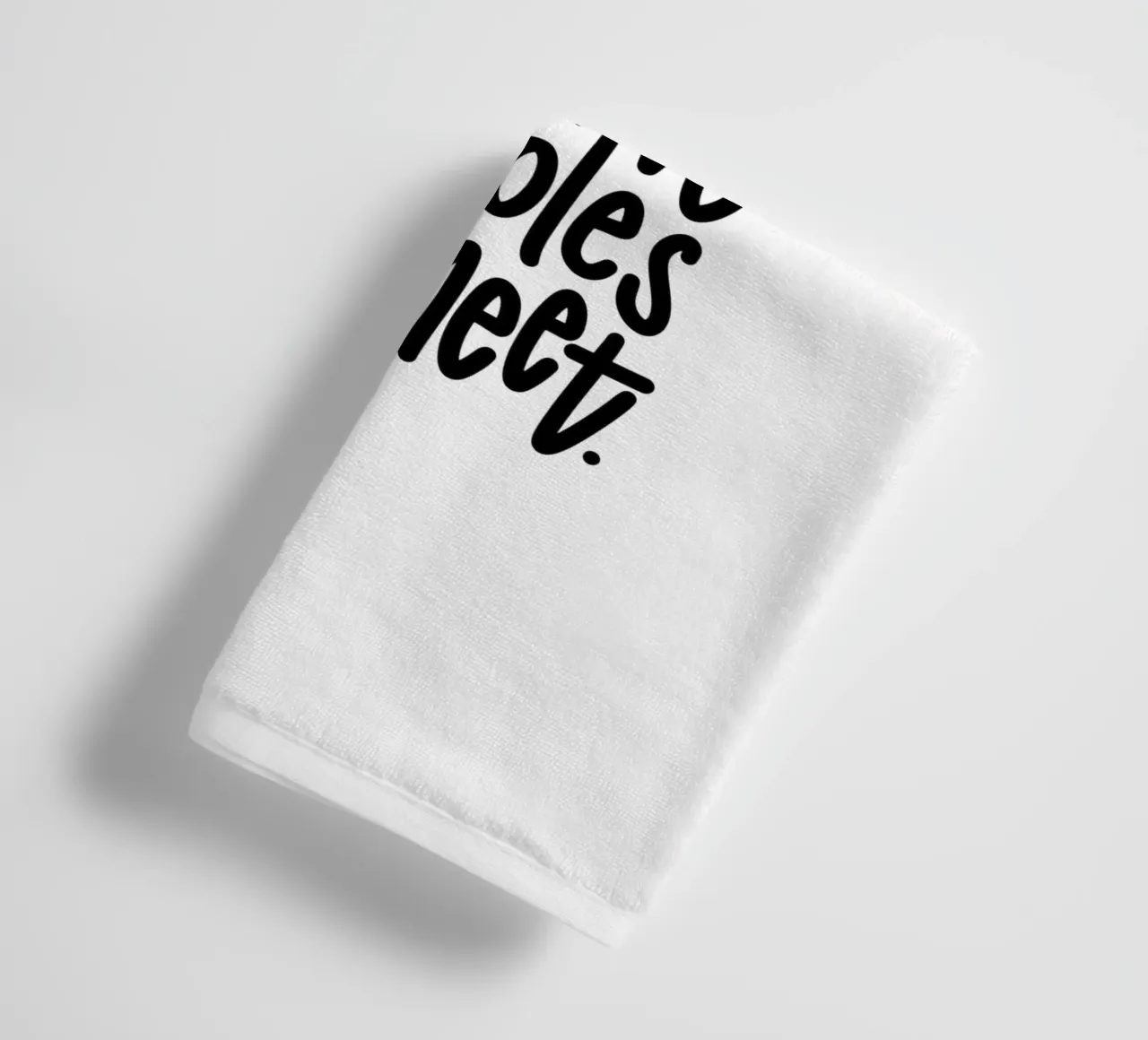 Grumpy towel by LIMITED EDITION LETTERS