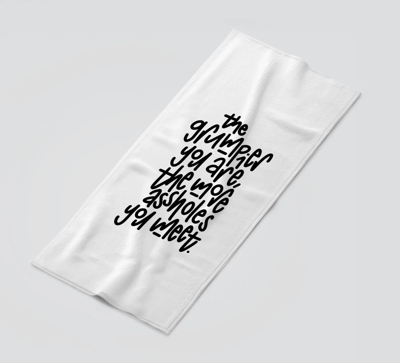 Grumpy telo mare da LIMITED EDITION LETTERS
