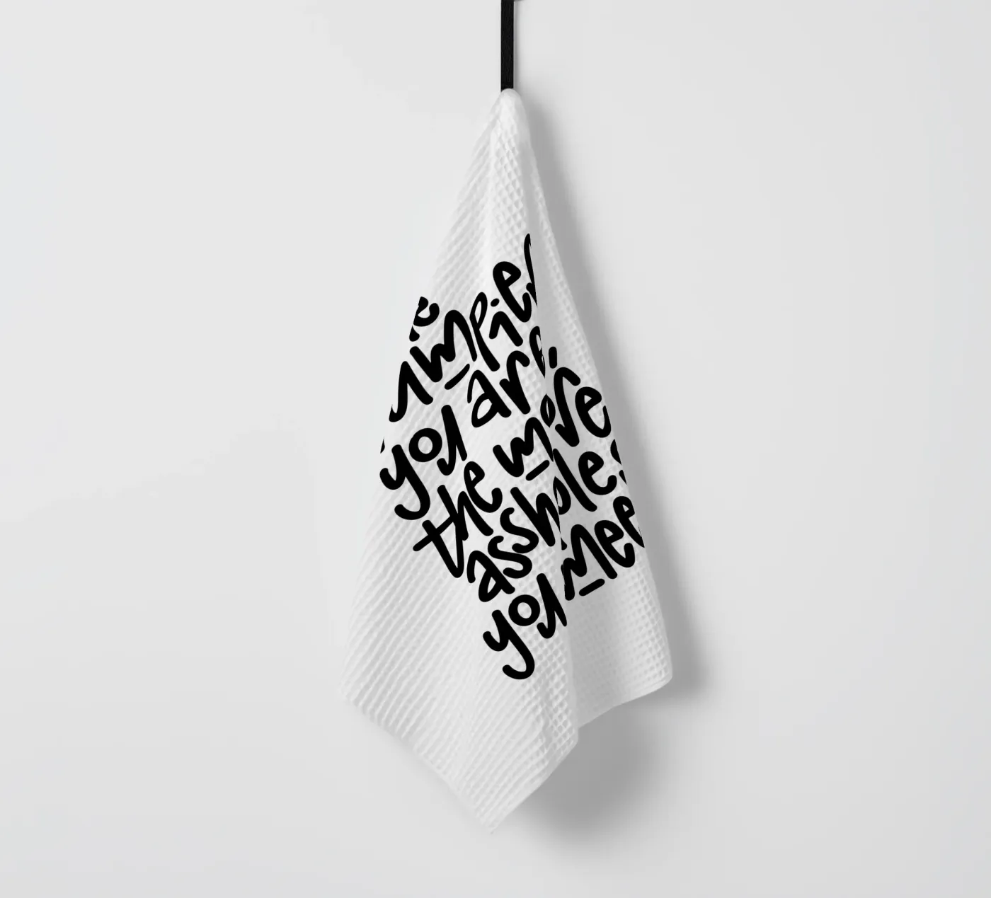 Grumpy torchon de LIMITED EDITION LETTERS