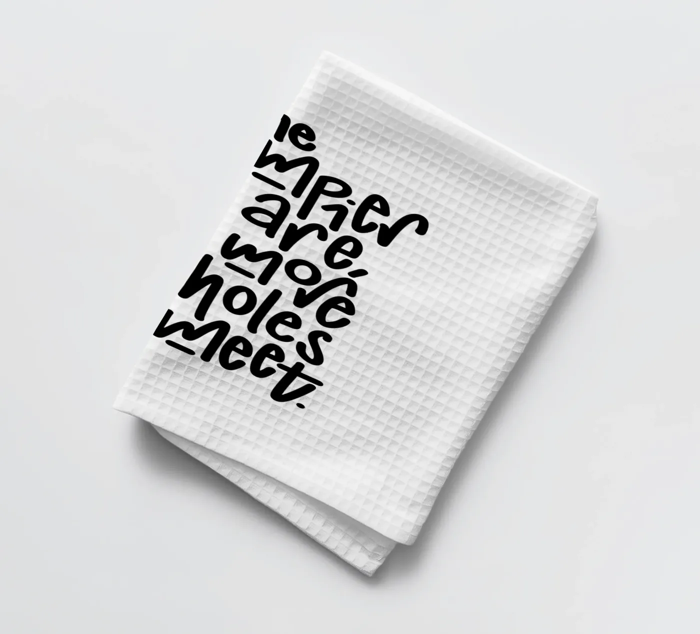 Grumpy theedoek van LIMITED EDITION LETTERS
