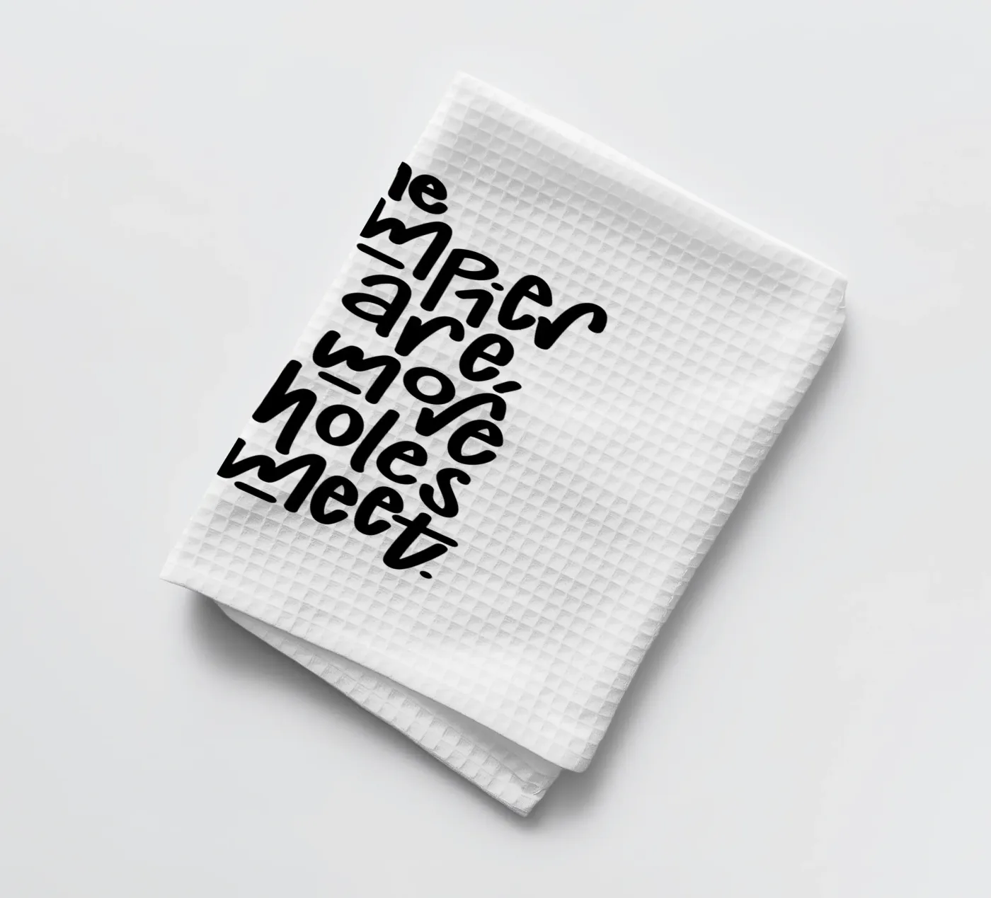 Grumpy torchon de LIMITED EDITION LETTERS