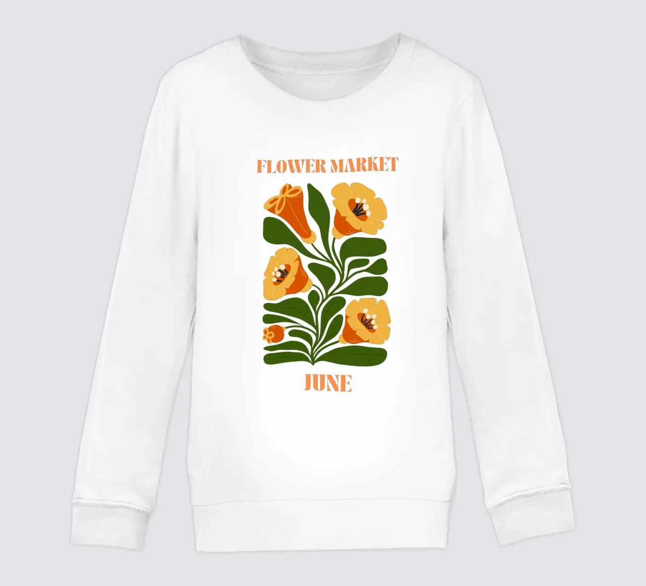 Mercato dei fiori giugno felpa bambino da Kiroiharu