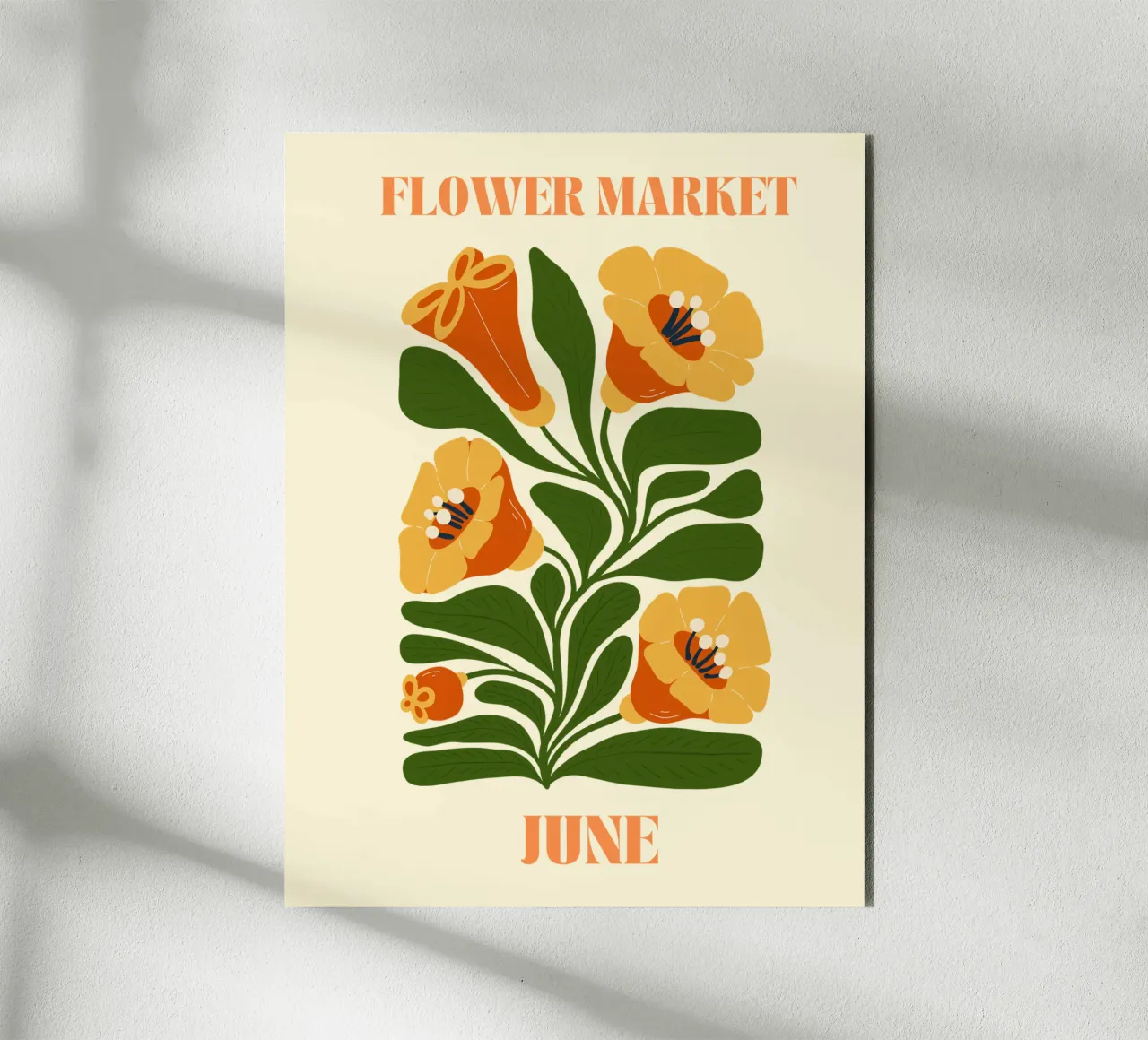 Blumenmarkt Juni Alu-Dibond von Kiroiharu