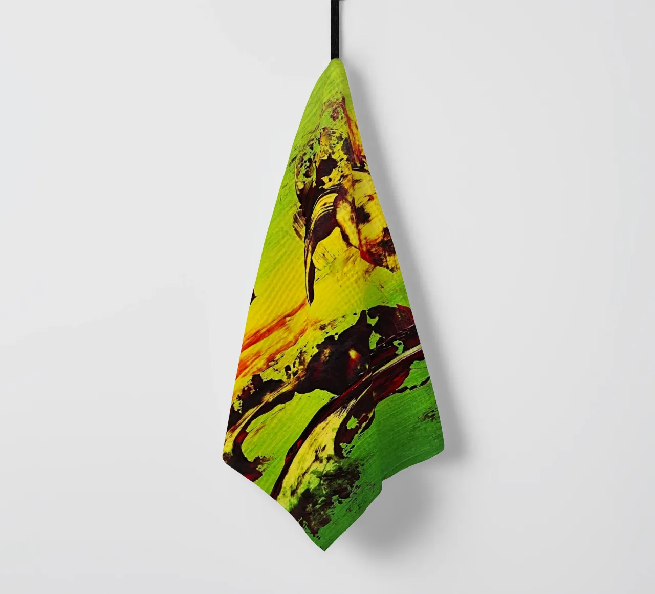 IDEAL GIFT 146 tea towel by Thierry Vobmann Abstract painting