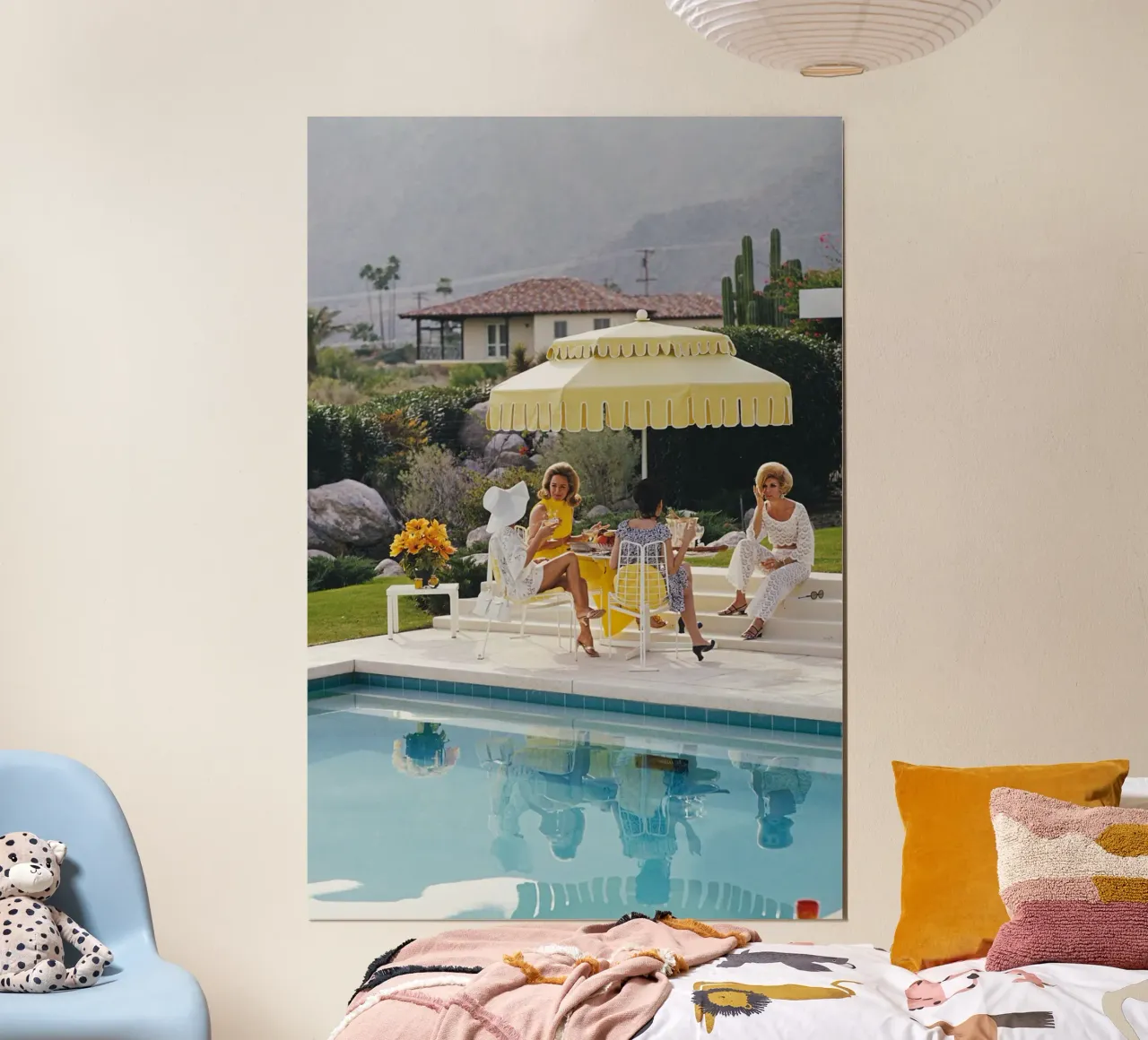 Slim Aarons, fotografia a bordo piscina, poster vintage retrò poster da TheTravelClub