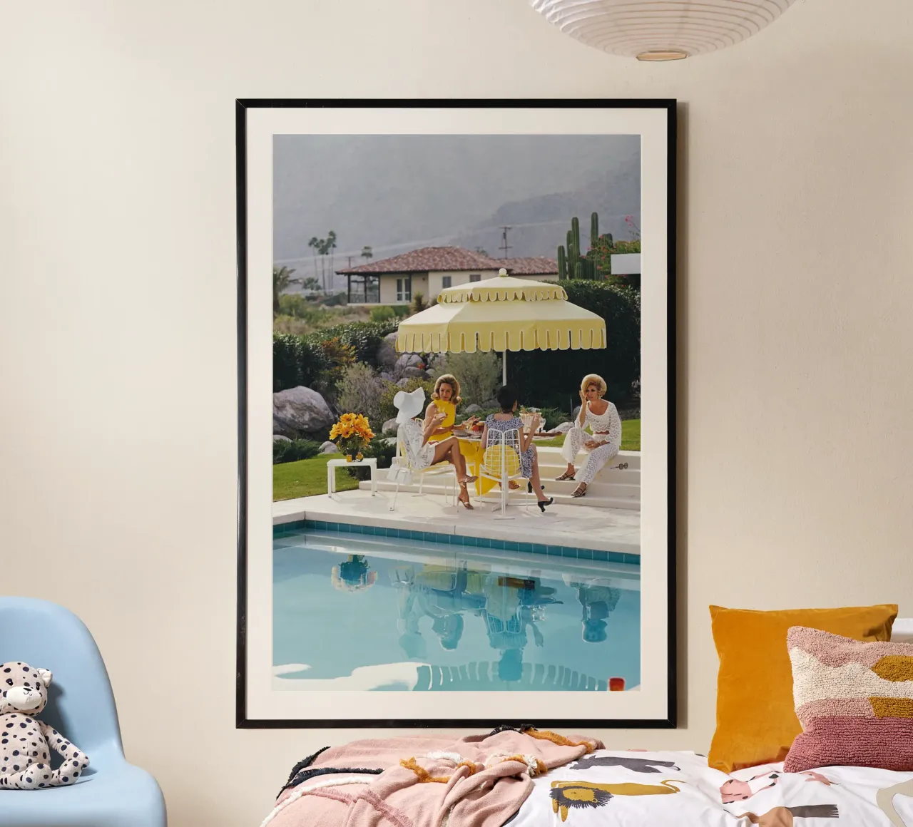 Slim Aarons, fotografia a bordo piscina, poster vintage retrò poster da TheTravelClub