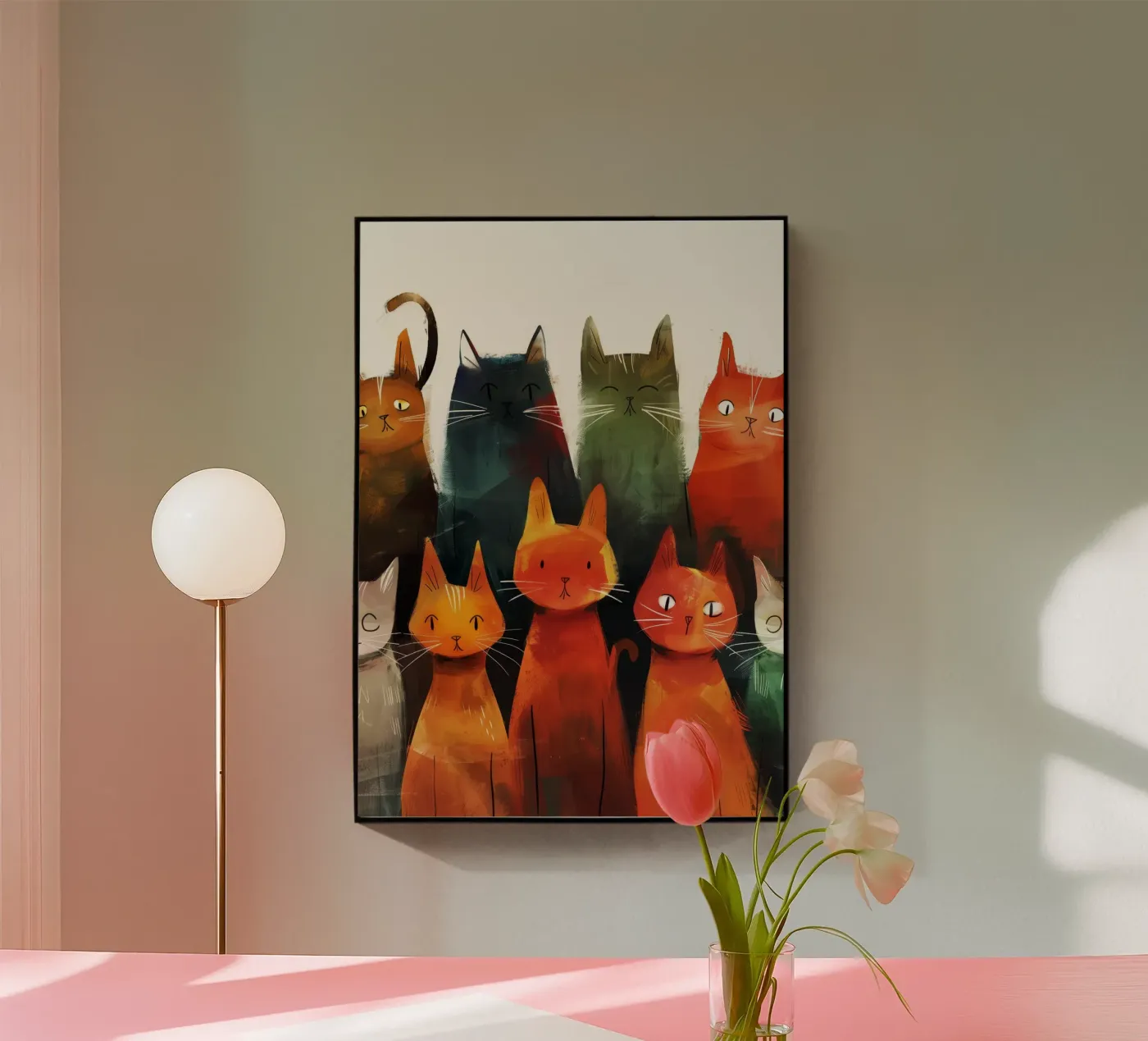 Gatti da dipingere plexiglass da Justyna Jaszke JBJart
