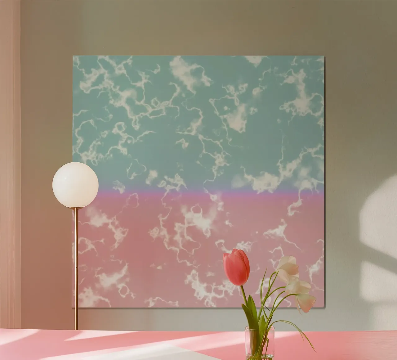 Marble 1 poster con telaio in plastica da Vasare Nar