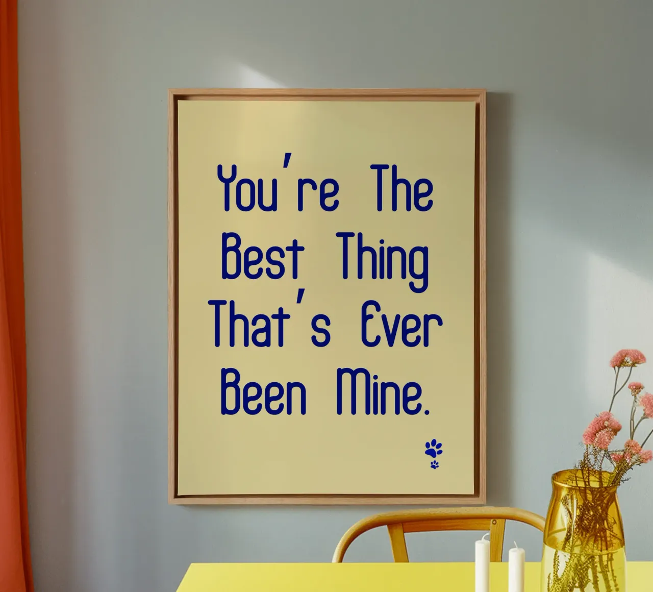 Je bent het beste dat ooit van mij is geweest canvas van catsforyou