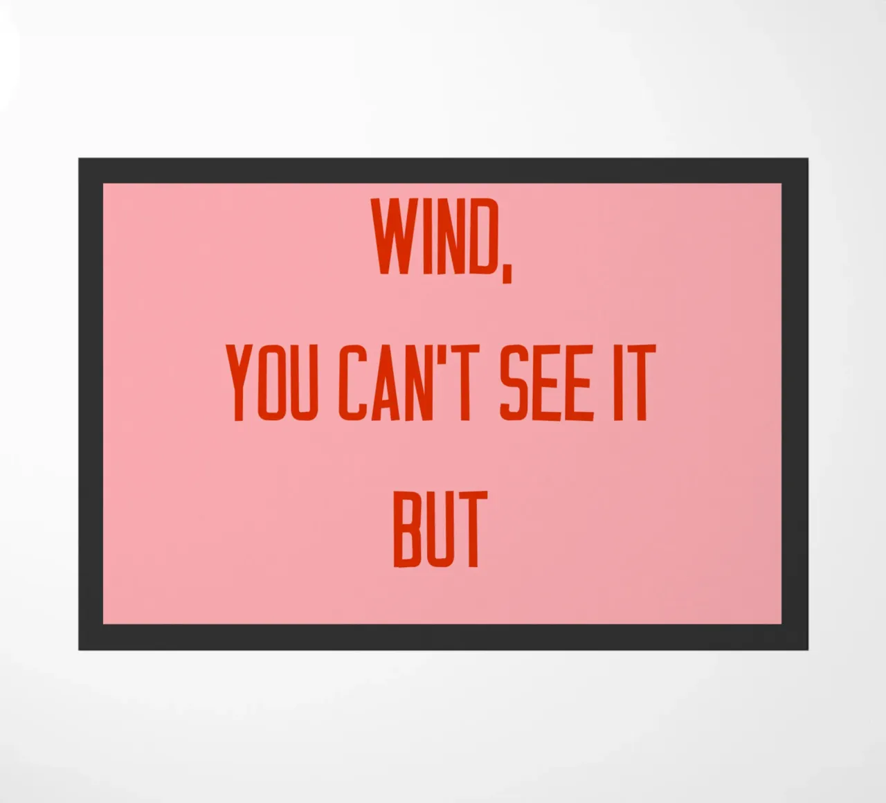 Liefde is als de wind deurmat van catsforyou