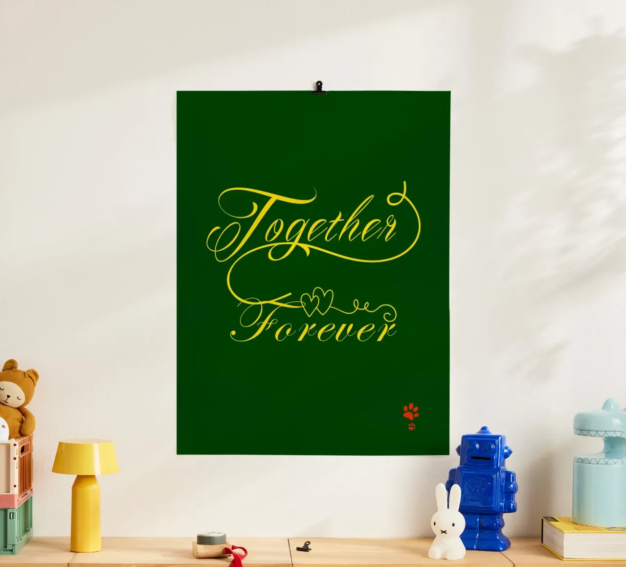 Together forever poster with aluminum frame by catsforyou