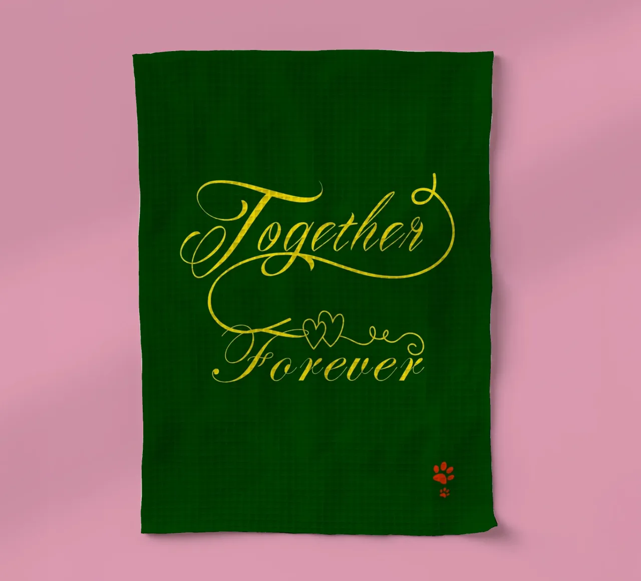 Insieme per sempre canovaccio da cucina da catsforyou