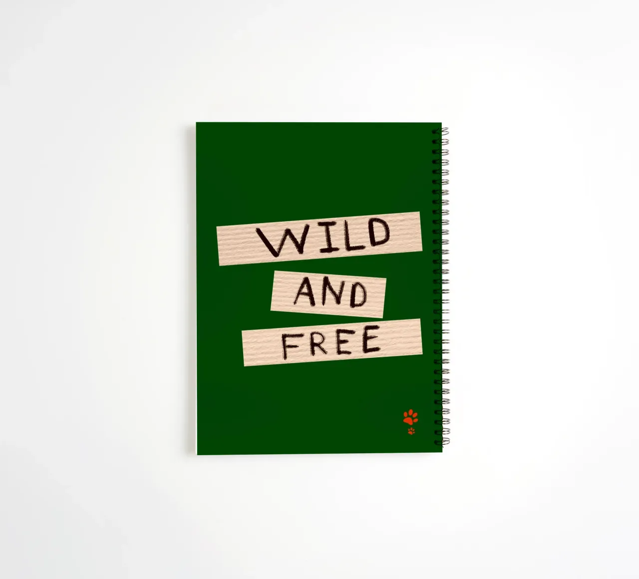 Wild And Free spiral notebook by catsforyou