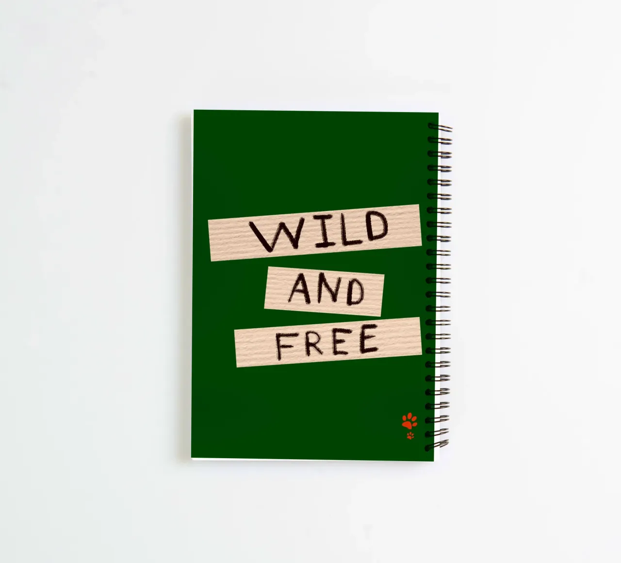 Wild And Free spiral notebook by catsforyou