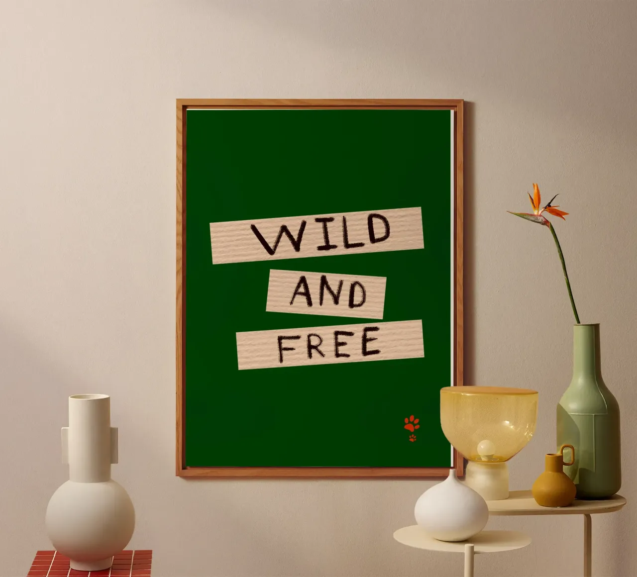 Selvaggio e libero alluminio dibond da catsforyou