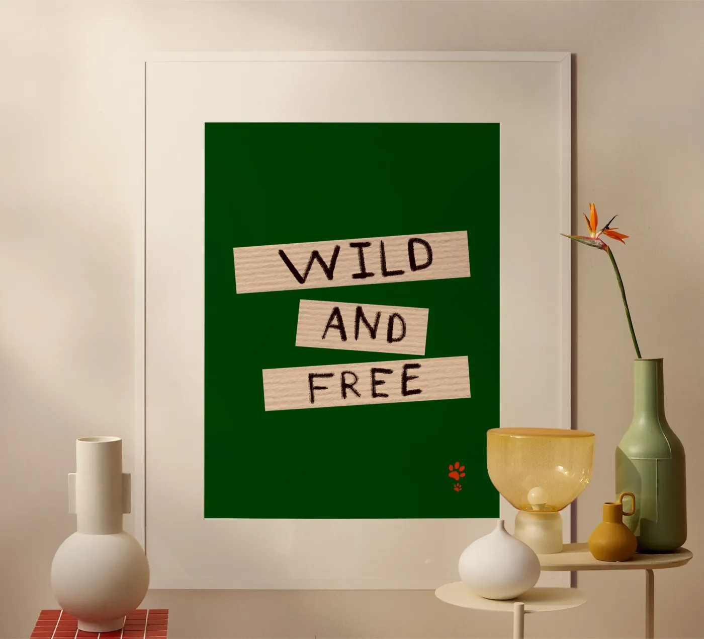 Selvaggio e libero poster da catsforyou